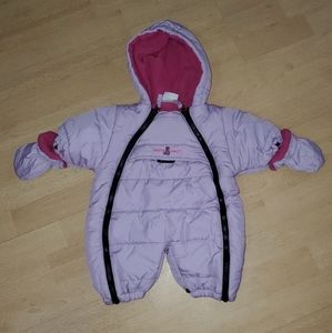 Baby girl snowsuit jacket